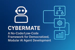Cybermate: A Modular No-Code/Low-Code Platform for End-to-End Design and Deployment of Intelligent Agents